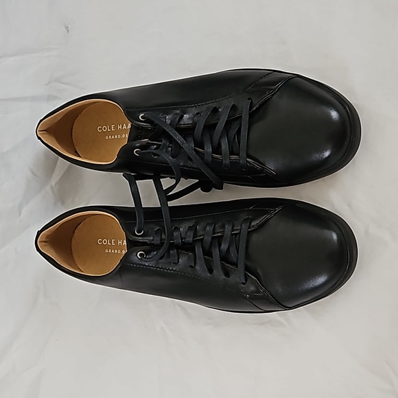 NEW Cole Haan Grand Crosscourt II Black Leather Sneaker Size 11.5 - Picture 8 of 15